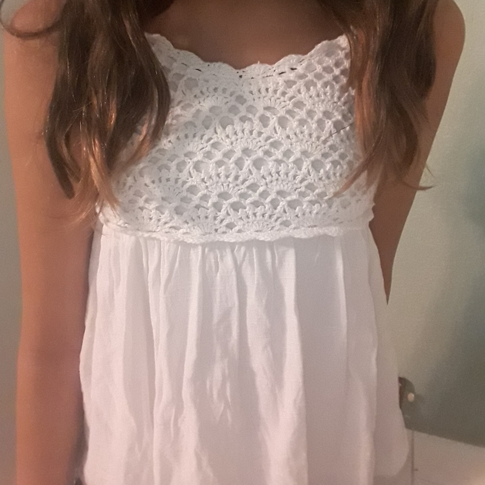 White tank top
